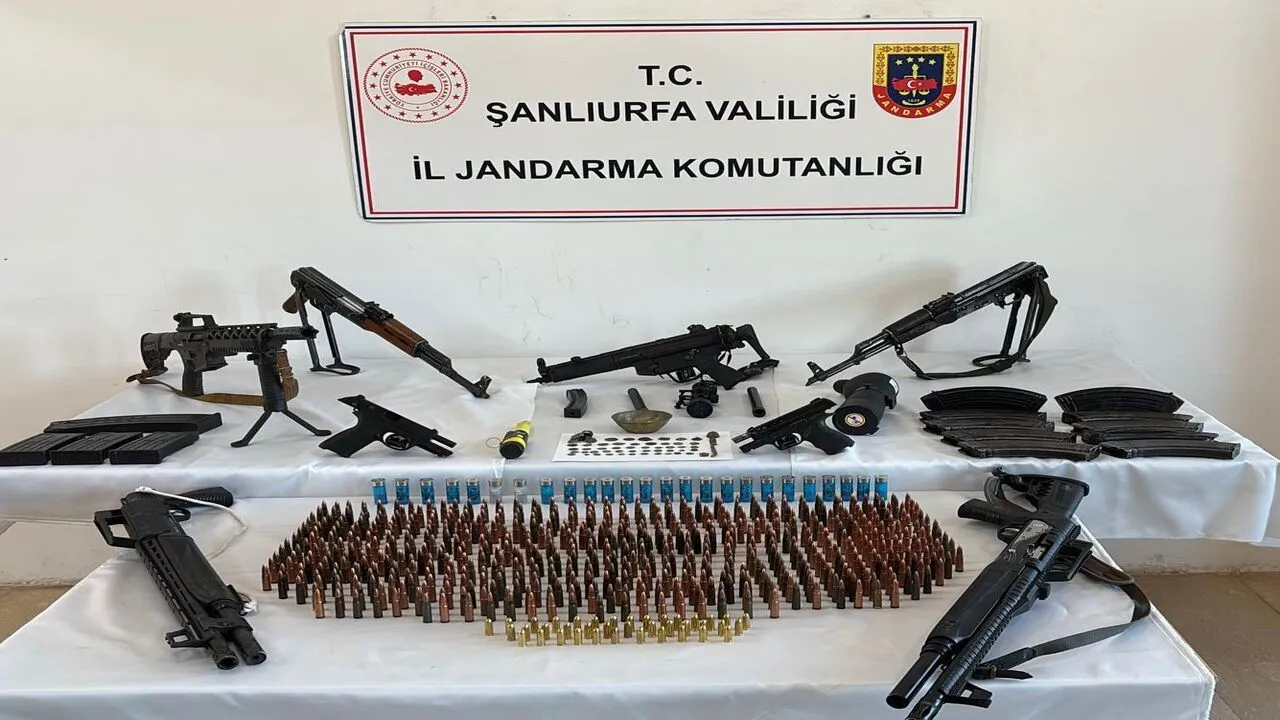 Şanlıurfa Halfeti'de Silah ve Tarihi Eser Operasyonu